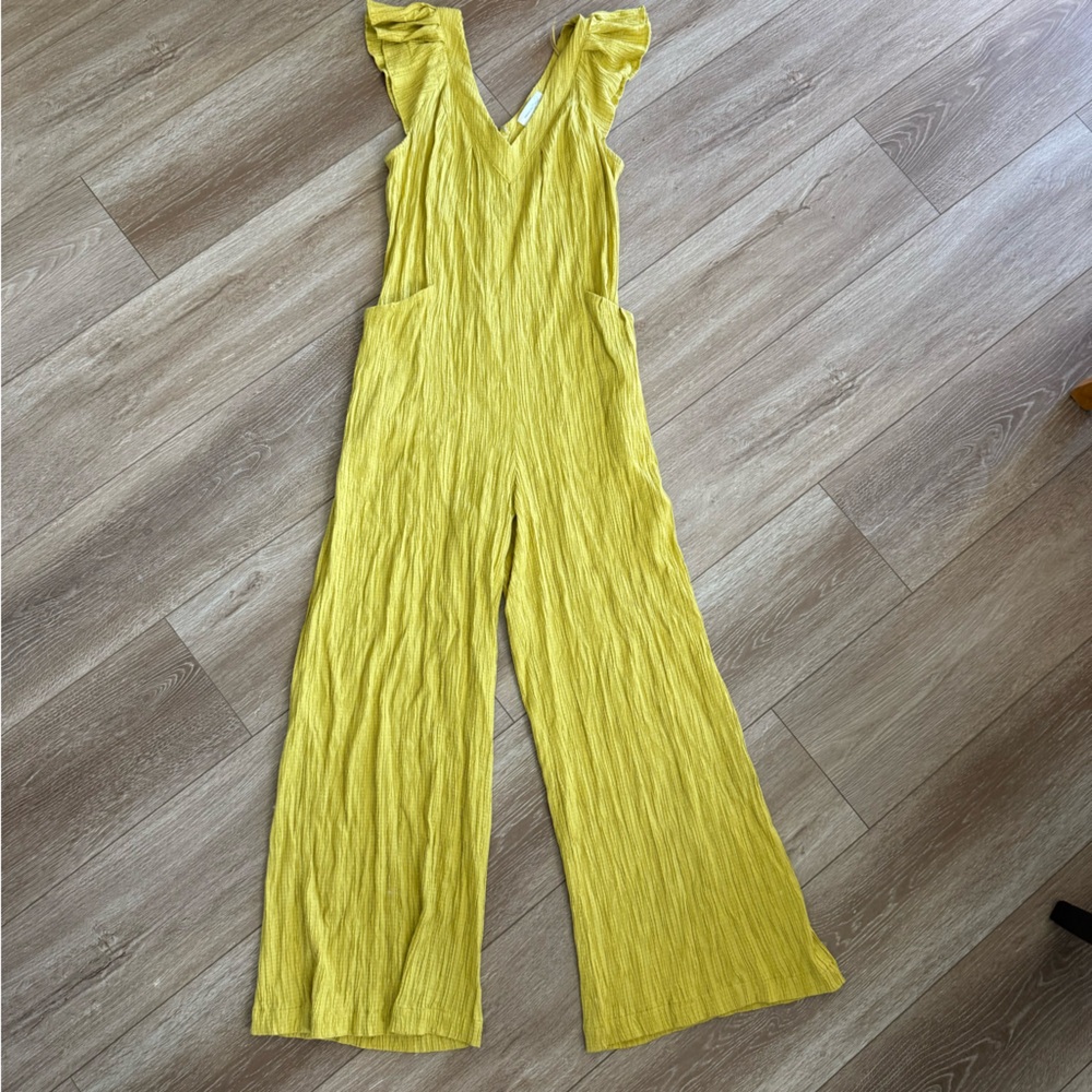 Treasure & Bond Mustard Jumpsuit